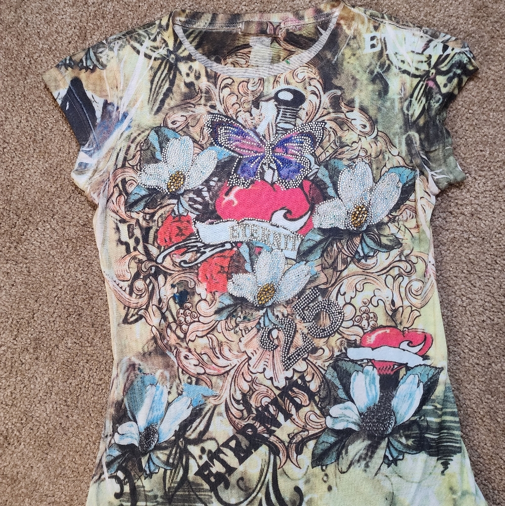 Eternity Butterfly Rhinstone top